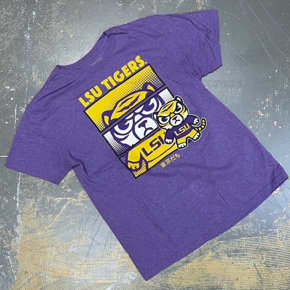 NCAA Other - The Victory Louisiana State LSU Tigers Shirt Purple Mascot Medium NCAA